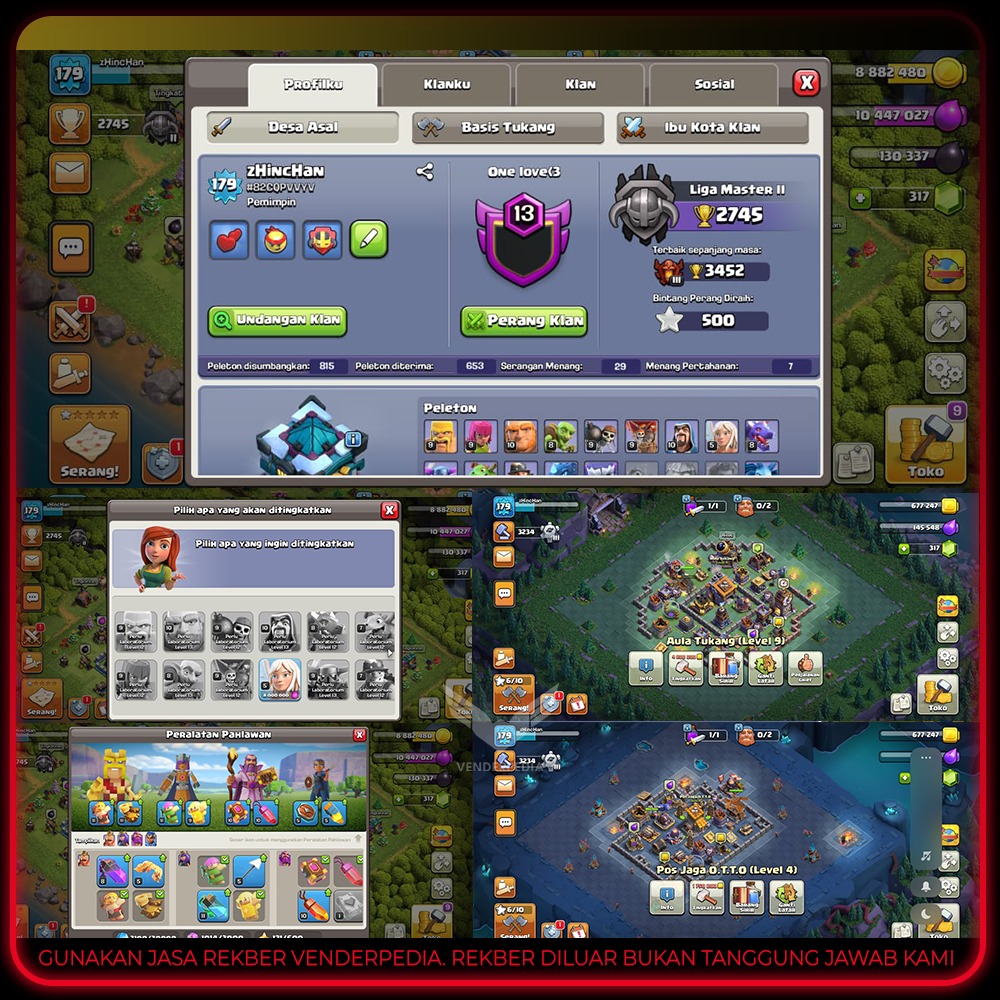 Experience Level: 179 Town Hall Level: 13 Current Gems: 317