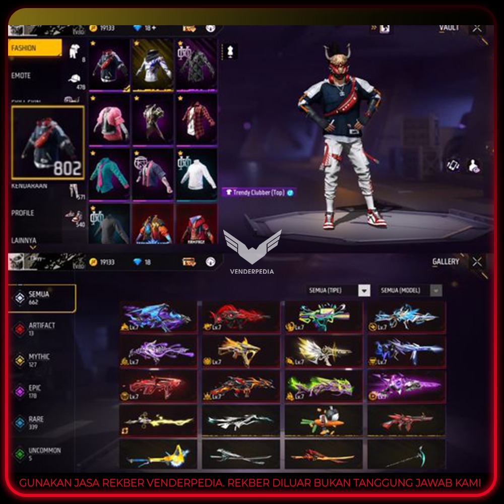Akun Free Fire Sultan