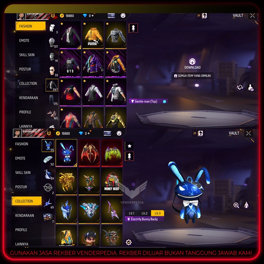 JUAL AKUN FF