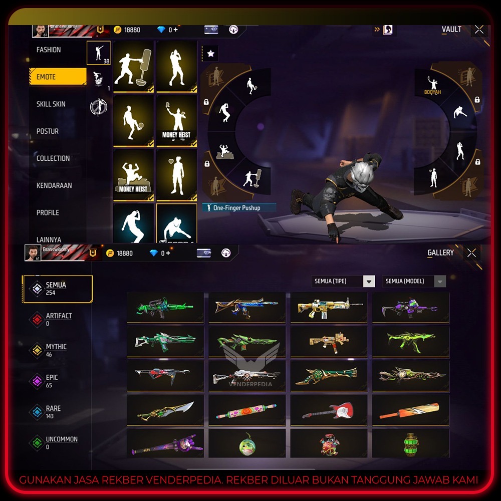 JUAL AKUN FF