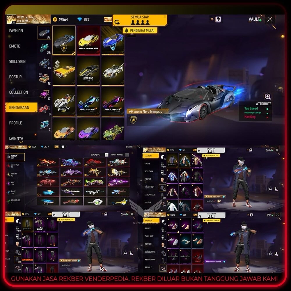 Akun safe 13 Evo Max