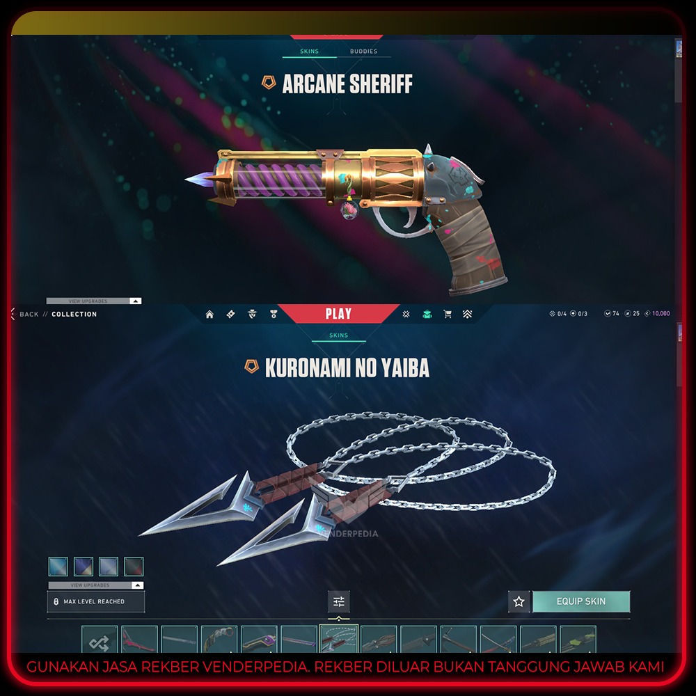 SKIN -KURONAMI NO YAIBA -CHAMPIONS 2021 KARAMBIT (LIMITED EDITION) -ONIMARU KUNITSUNA -NEO FROINTER AXE